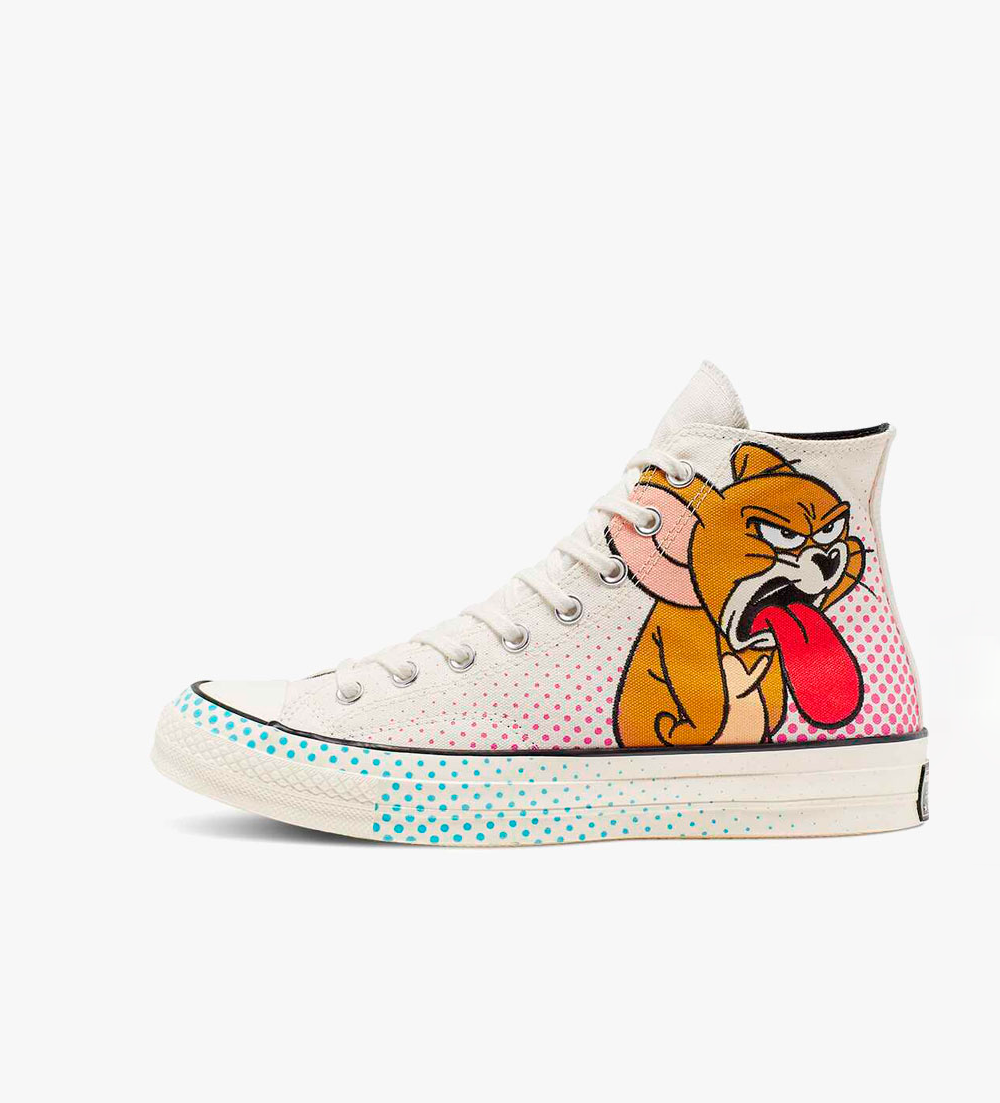 Tenis Zapatillas Converse Chuck Taylor 70 TOM & JERRY Blanca