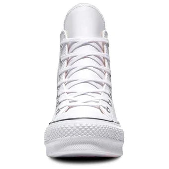 Tenis Converse Botas Cuero Ctas Lift Para Mujer-Blanco