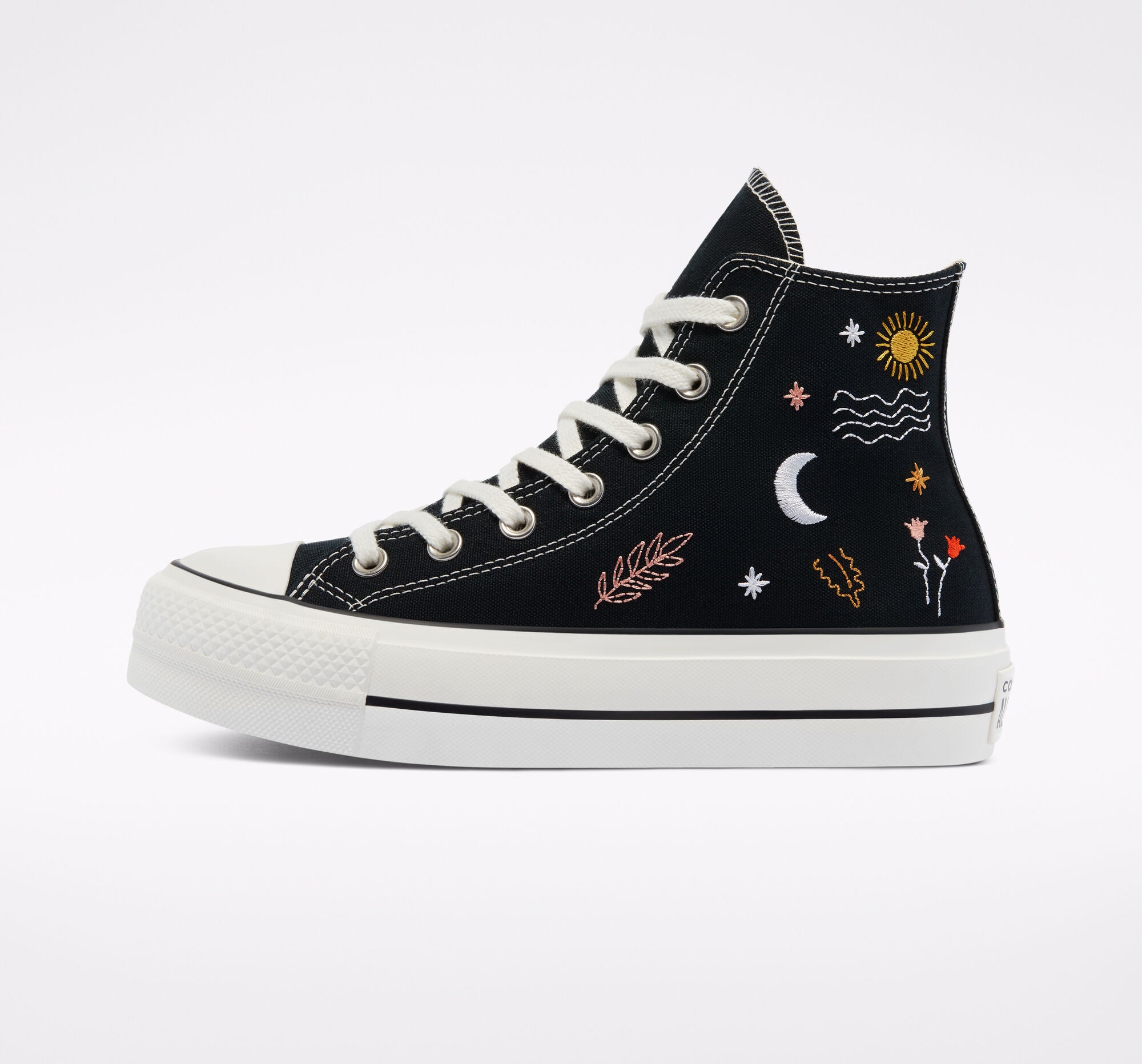 Converse Plataforma it’s okay to wander negras