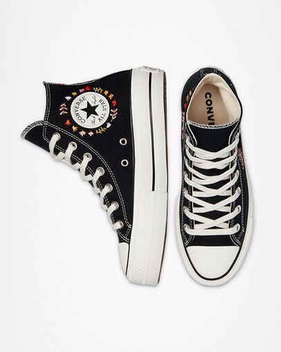 Converse Plataforma it’s okay to wander negras