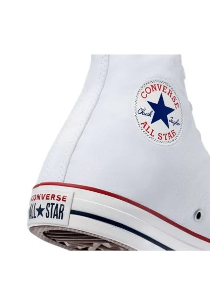 Converse Bota Chuck Taylor All Star Cuero Unisex-Blanco