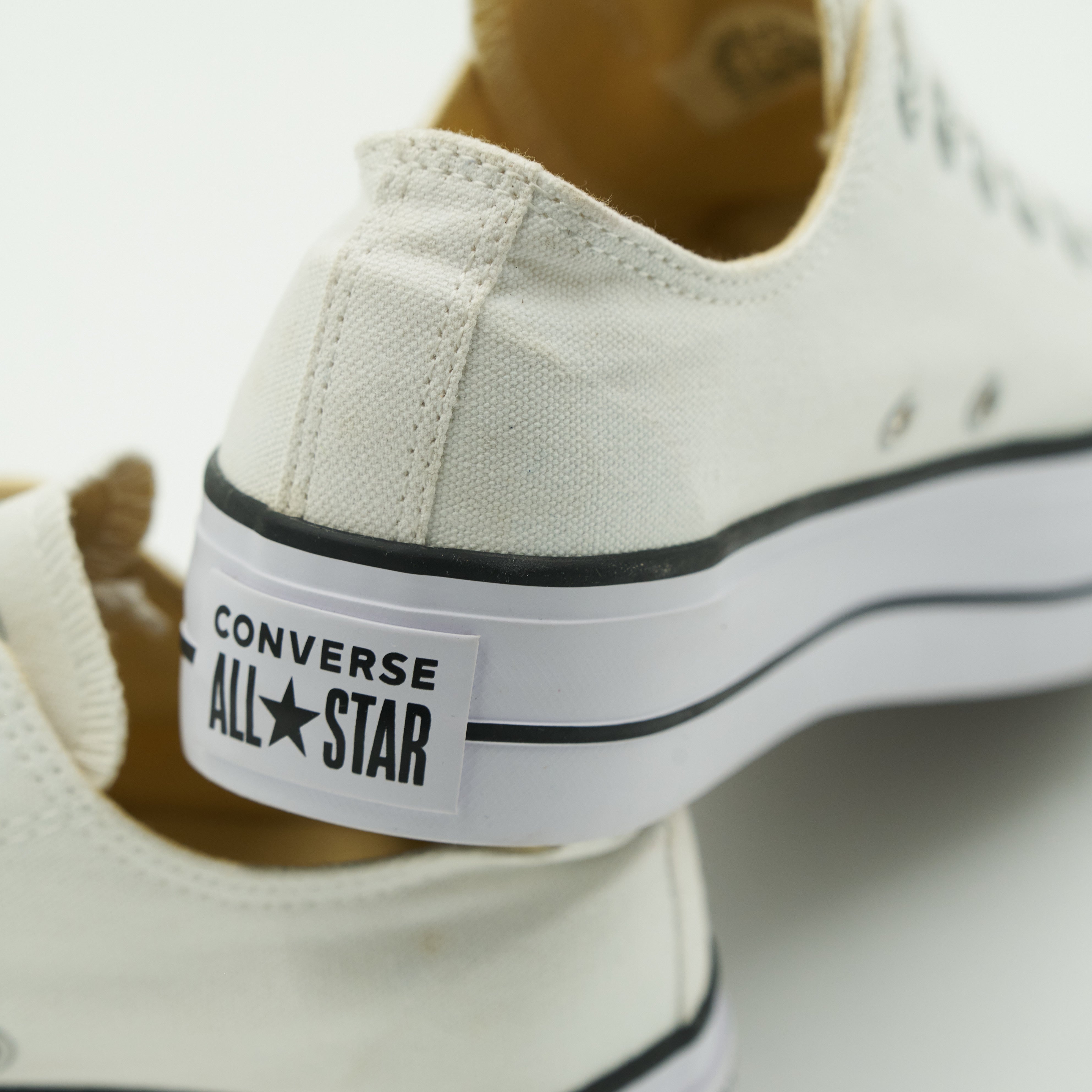 Converse All Star Plataforma Color Blanco