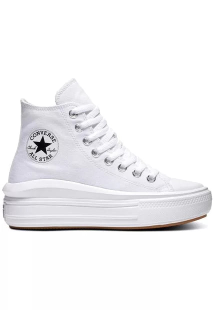 Converse Tenis Converse Botas Chuck Taylor All Star Move Mujer-Blanco