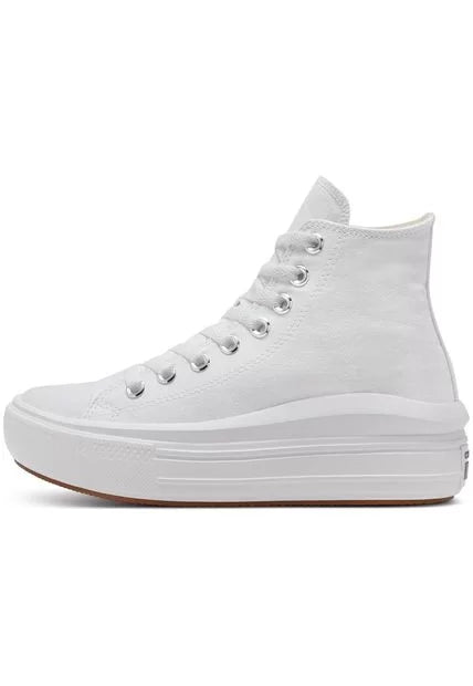 Converse Tenis Converse Botas Chuck Taylor All Star Move Mujer-Blanco