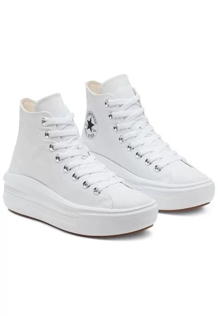 Converse Tenis Converse Botas Chuck Taylor All Star Move Mujer-Blanco