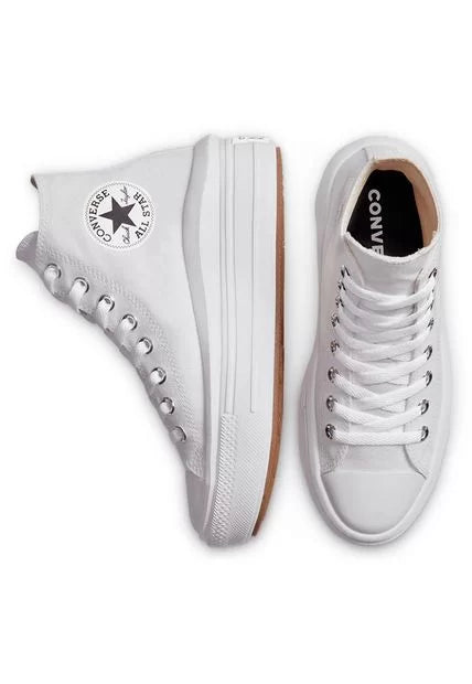 Converse Tenis Converse Botas Chuck Taylor All Star Move Mujer-Blanco