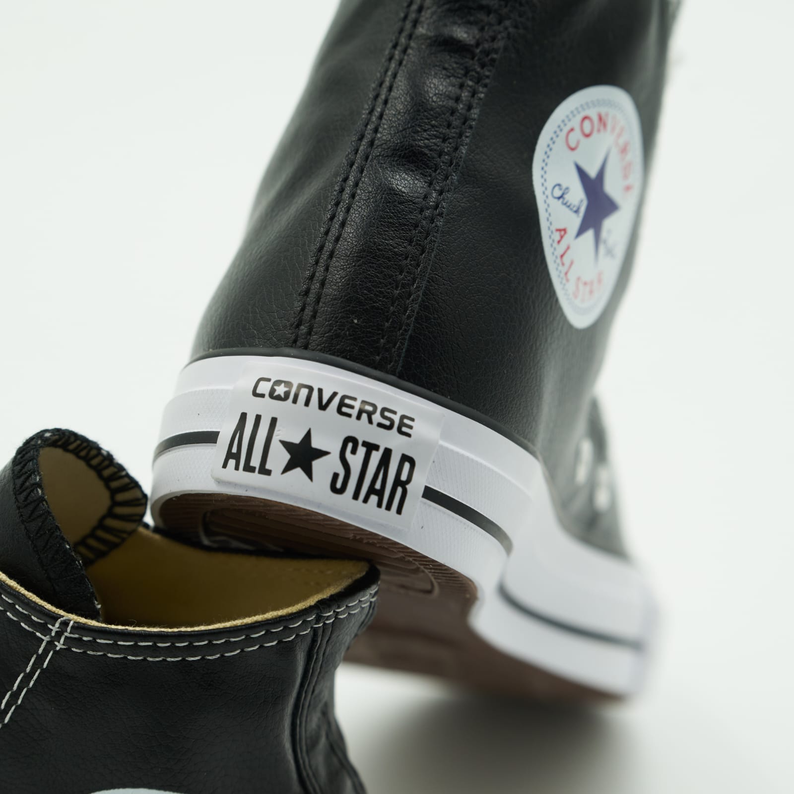 Converse Bota Chuck Taylor All Star Cuero Unisex-Negro