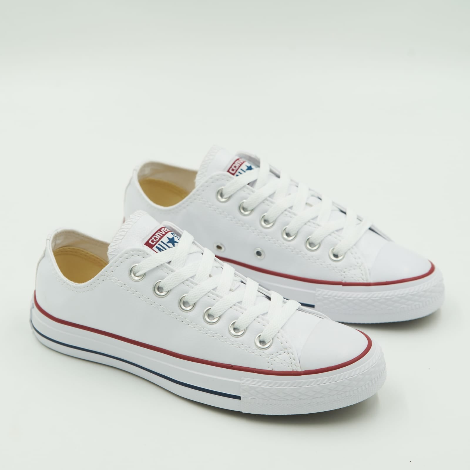 Converse Chuck Taylor All Star Cuero Unisex-Blanco