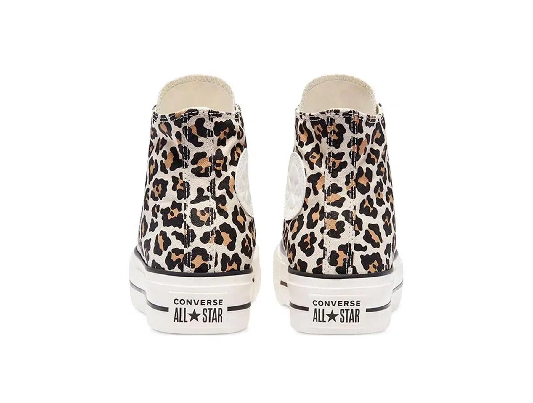 Zapatilla Converse Chuck Taylor Plataforma Archive Print Leopard Mujer Café