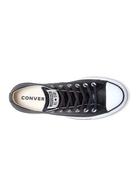 Productos Tenis Converse Chuck Taylor AllStar LiftClean Cuero-Blanco