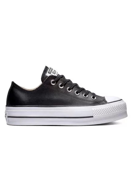 Productos Tenis Converse Chuck Taylor AllStar LiftClean Cuero-Blanco