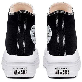 Tenis Converse Botas Chuck Taylor All Star Move Mujer-Negro